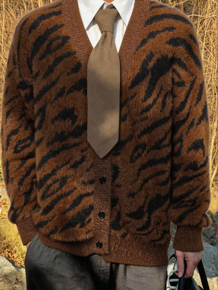 Cardigan SHEIN, maro