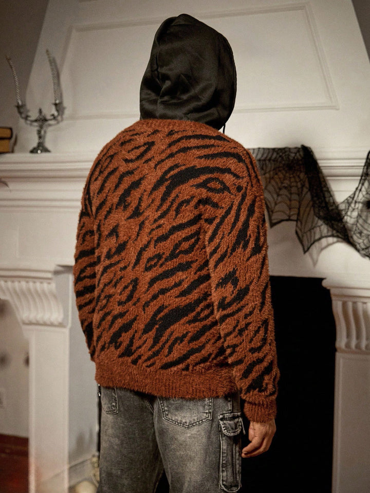 Cardigan SHEIN, maro
