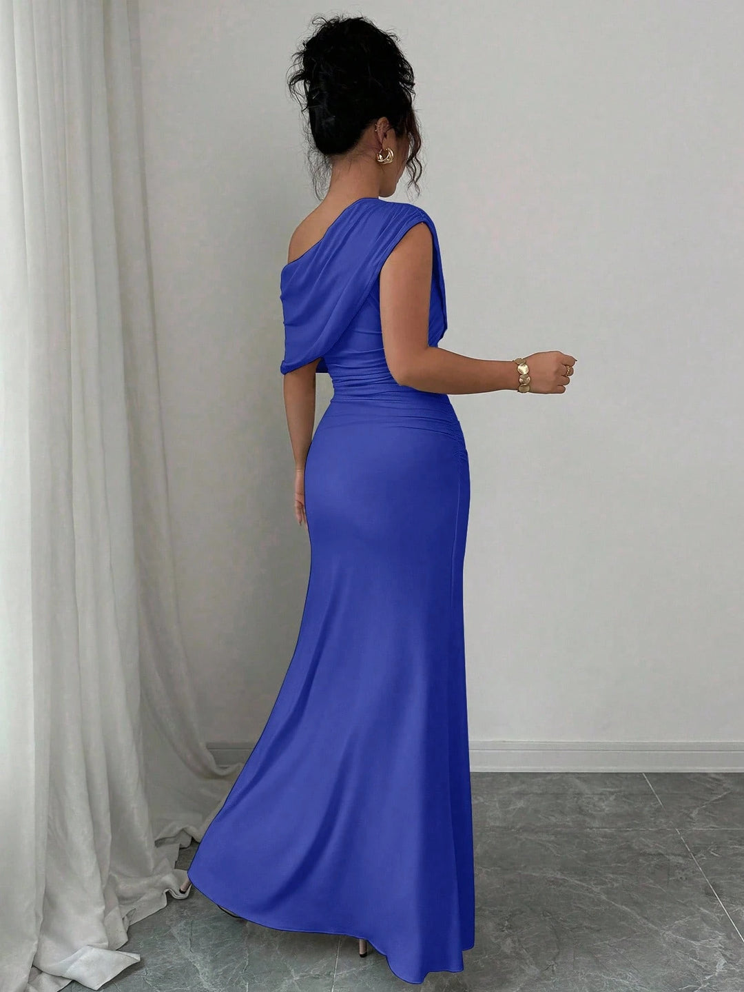 SHEIN maxi ruha, kék