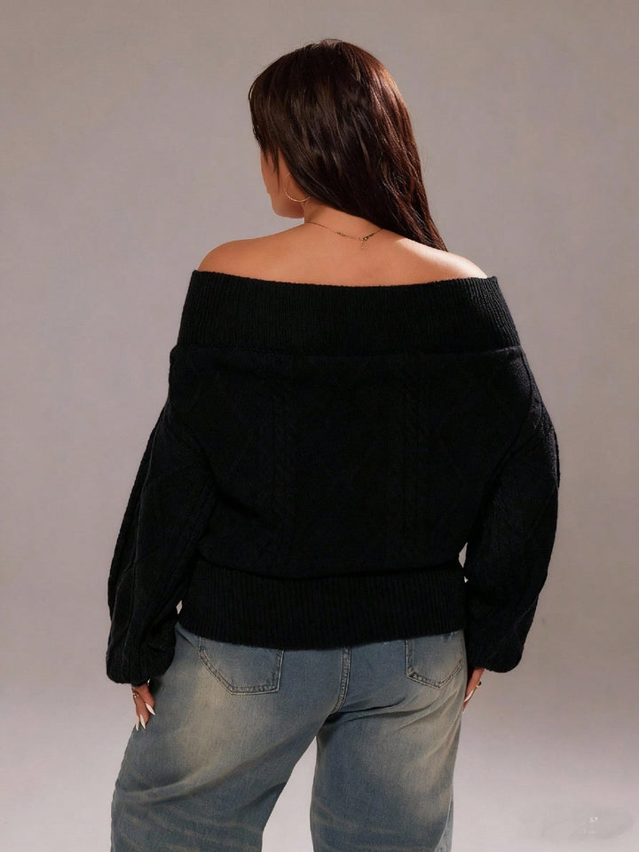 Pulover SHEIN, negru