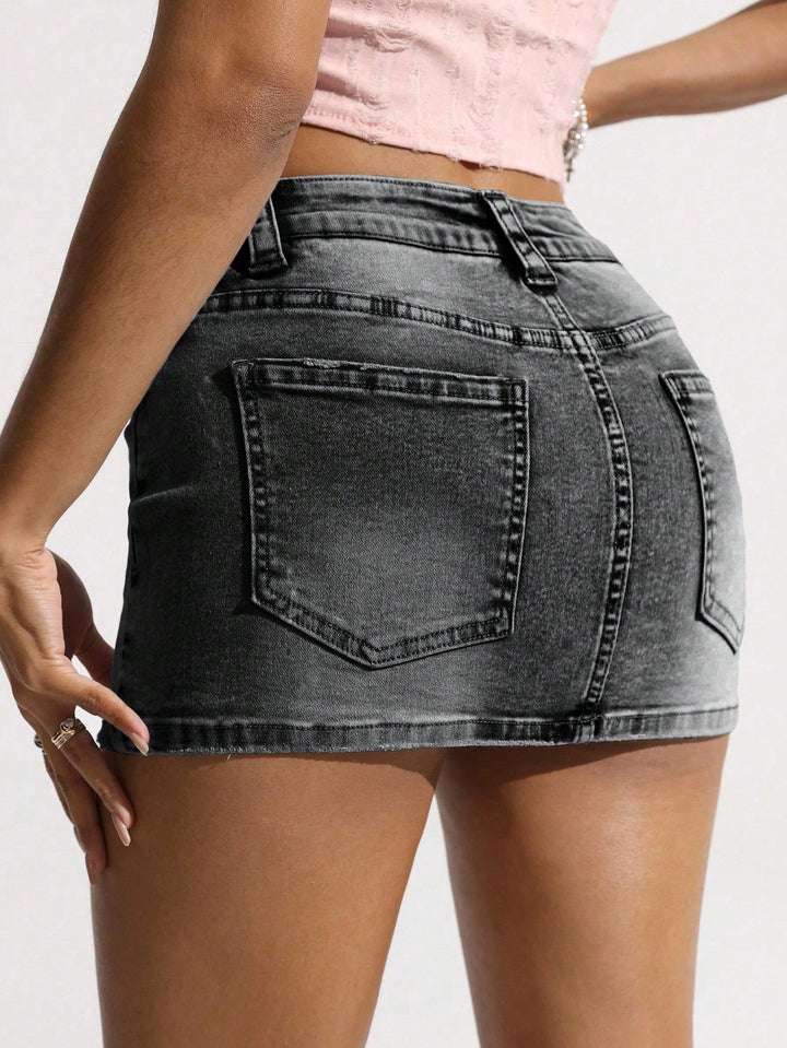 Shein skort, fekete
