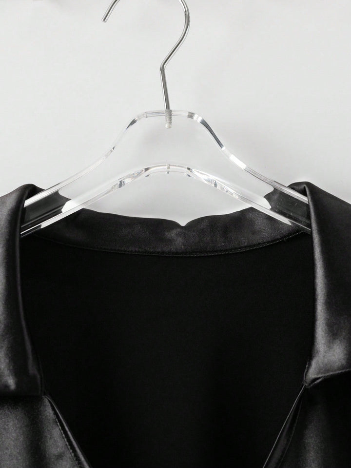Cămașă Shein Curve+, negru