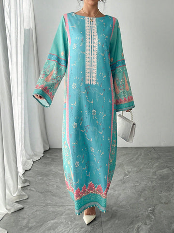 Rochie maxi SHEIN, mix culori