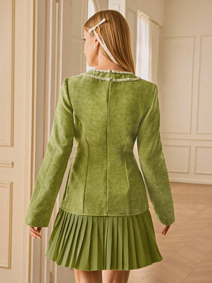 Rochie mini SHEIN, verde