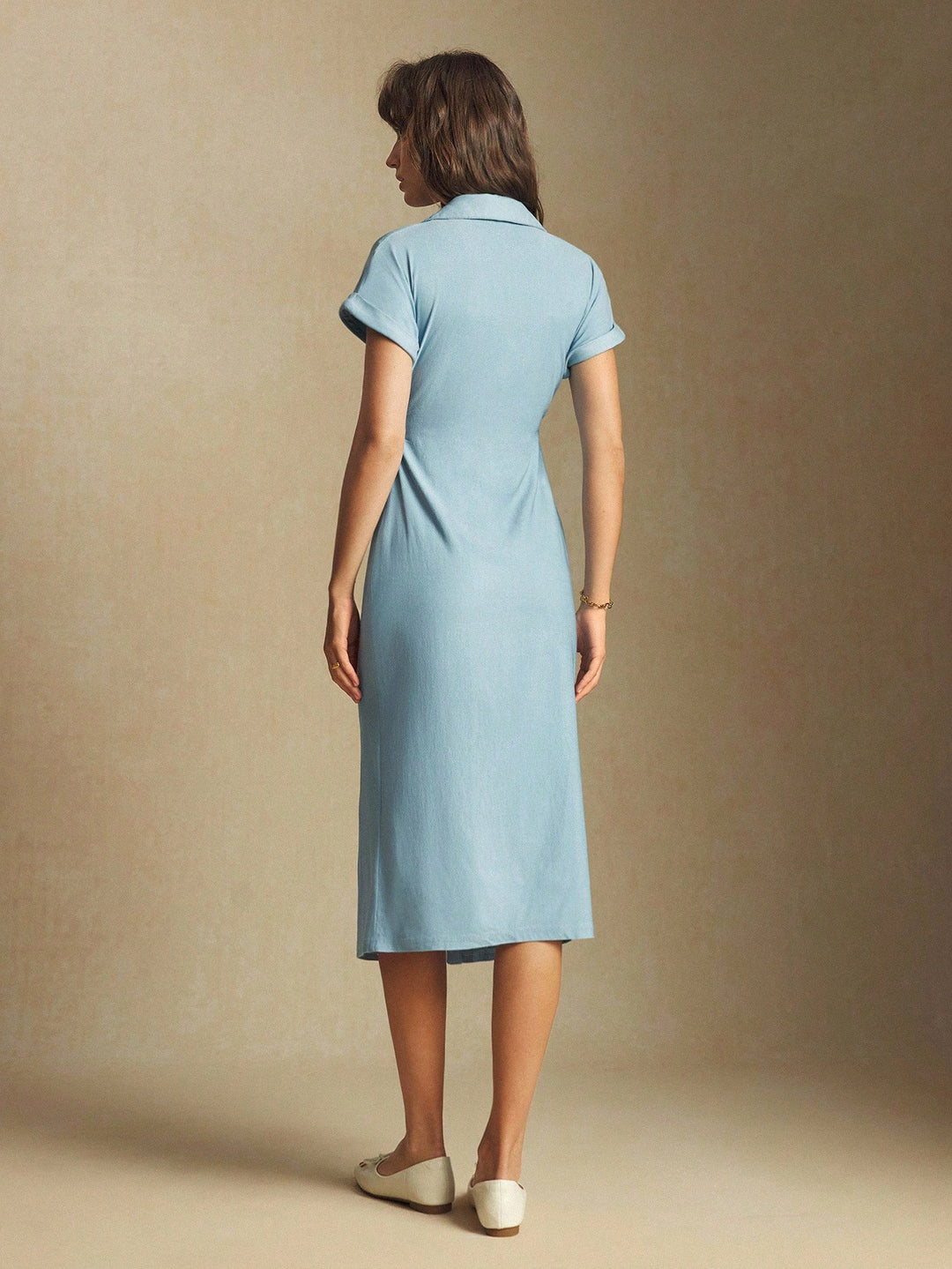 Rochie midi SHEIN, albastru