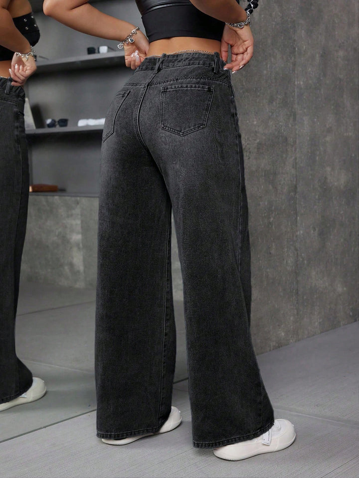 Jeans SHEIN, negru