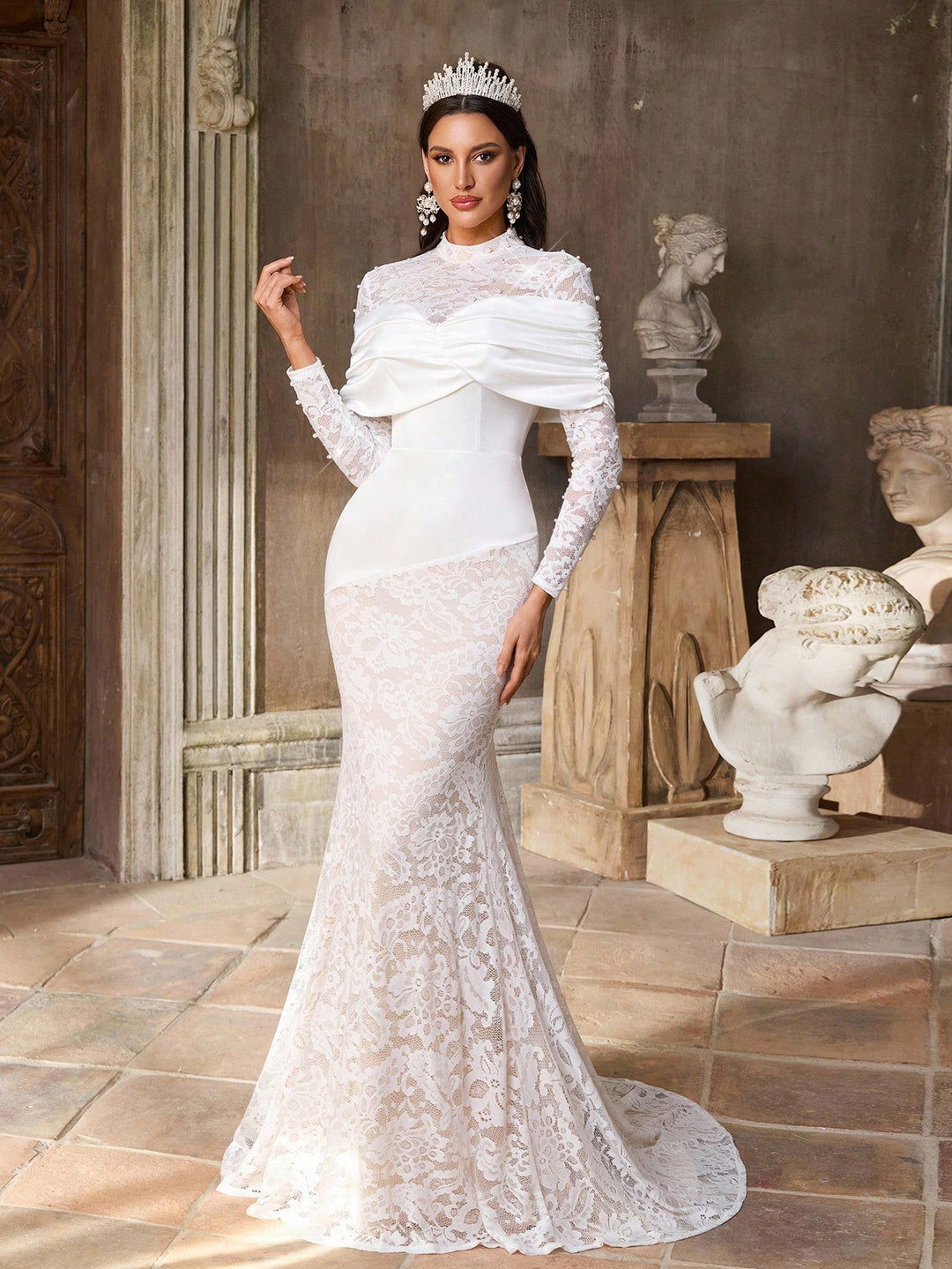 Rochie de mireasă SHEIN, alb