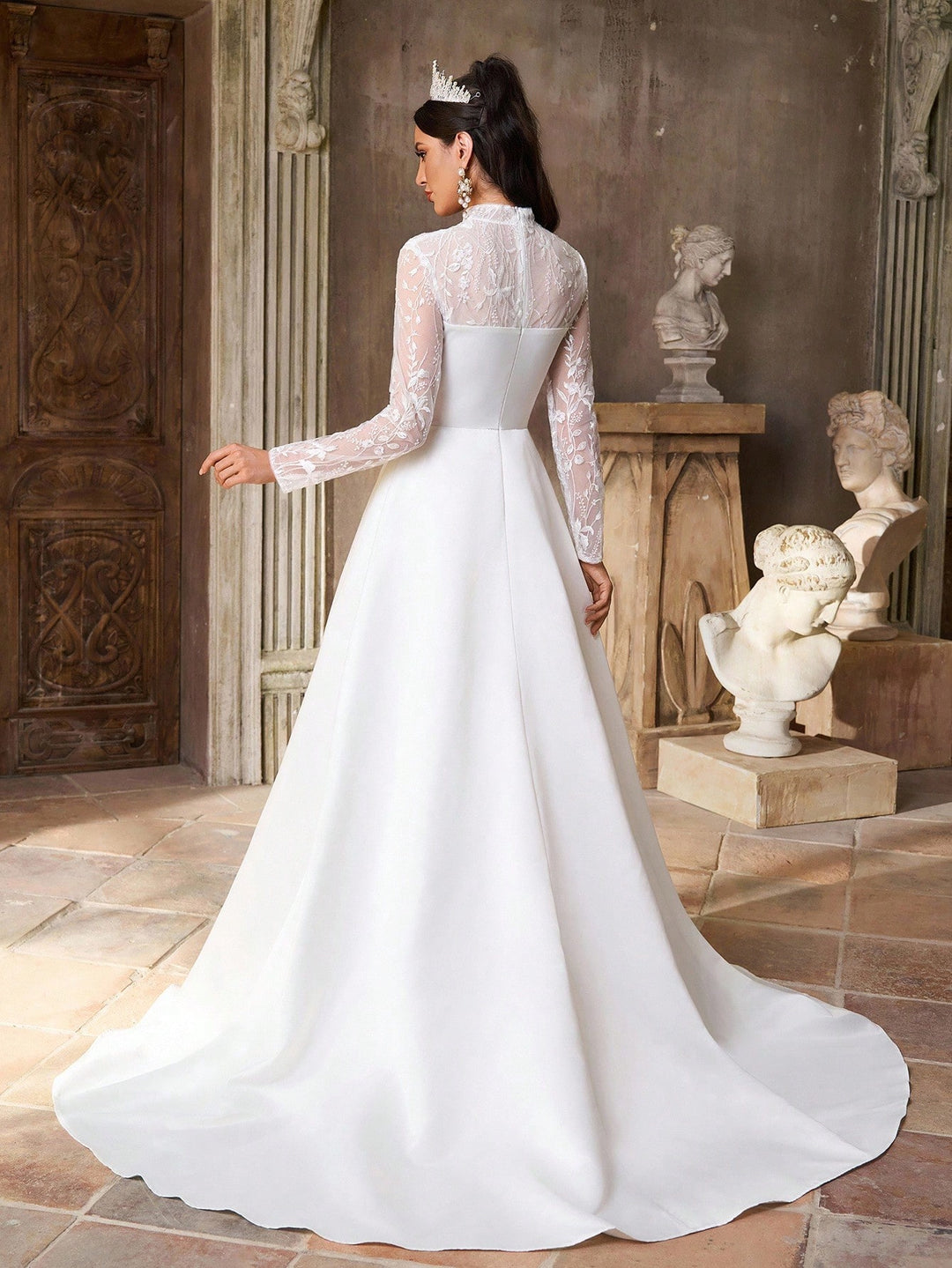 Rochie de ocazie si birdal SHEIN, alb