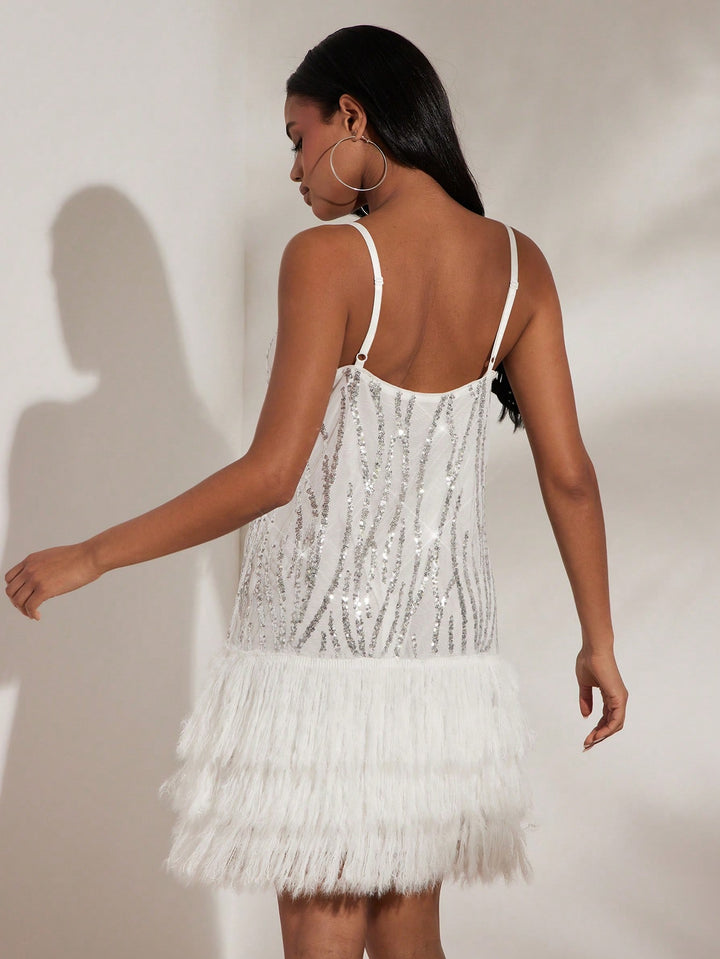 Rochie mini SHEIN, alb
