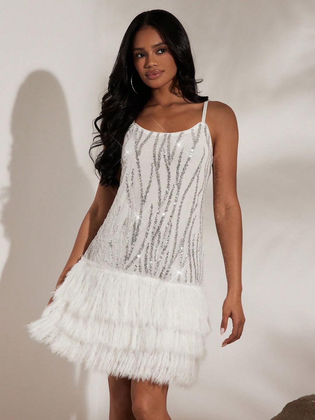 Rochie mini SHEIN, alb