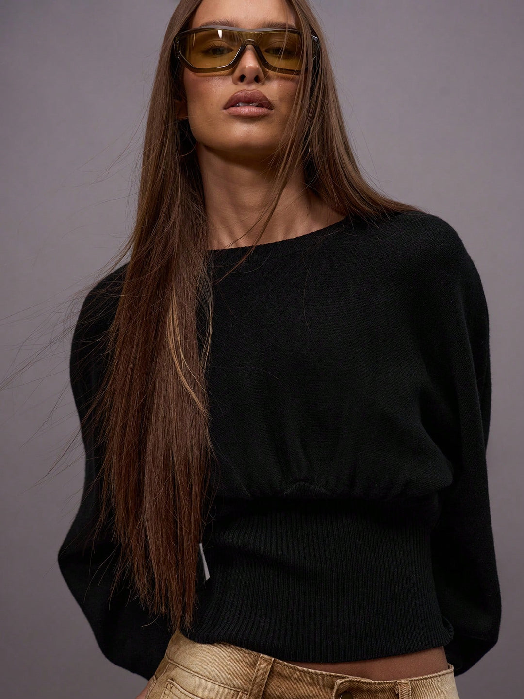 Pulover SHEIN, negru