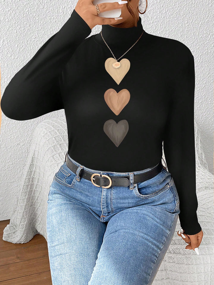 Bluză Shein Curve+, negru