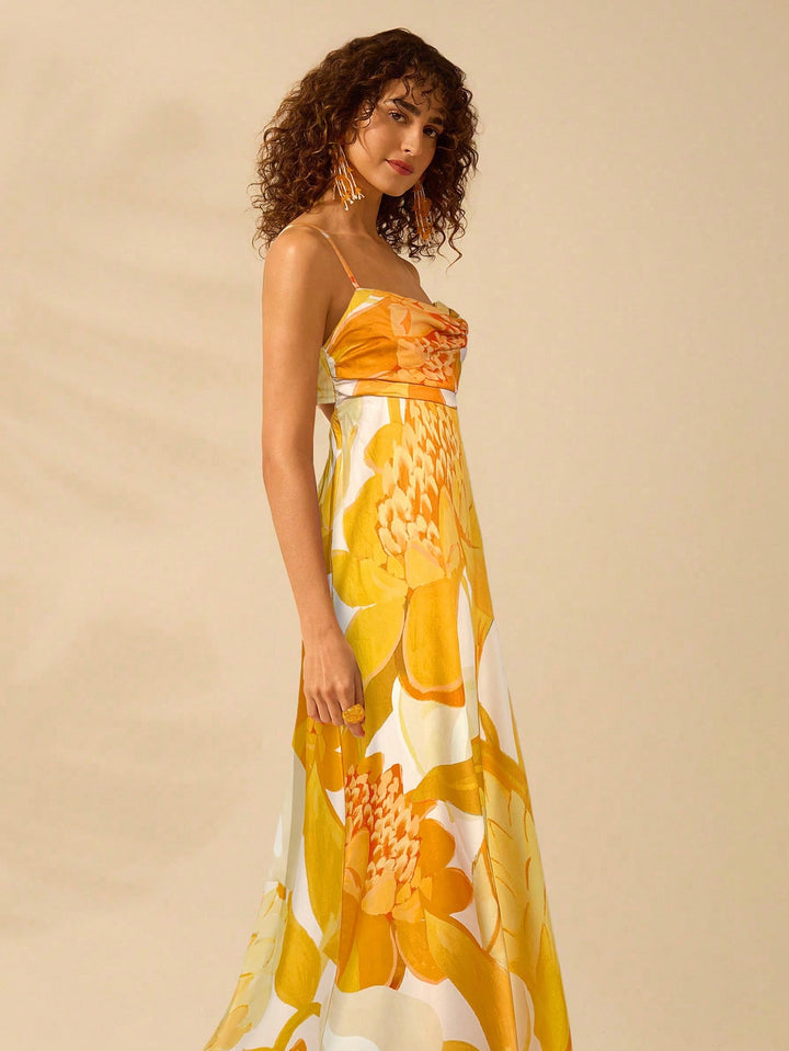 Rochie maxi SHEIN, galben