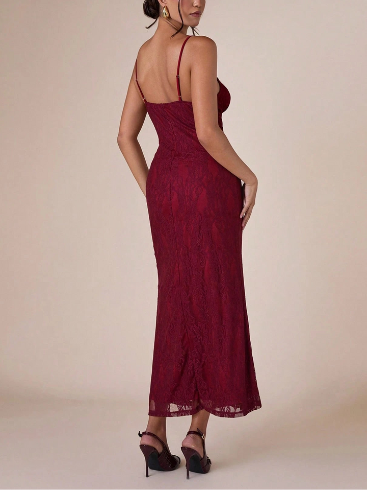 Rochie maxi Shein, vișiniu