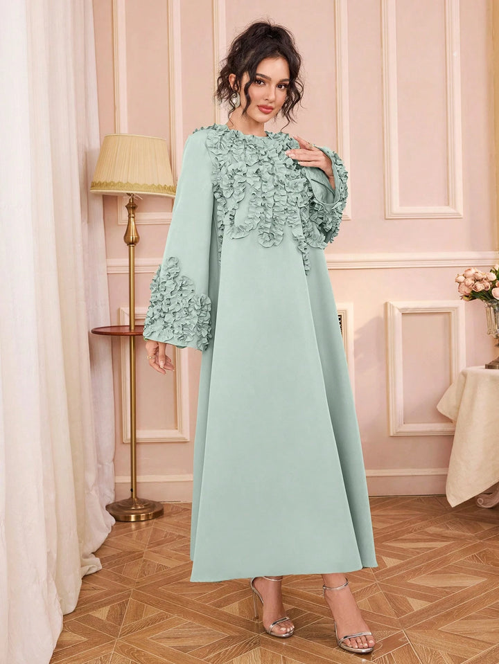 Rochie maxi SHEIN, verde