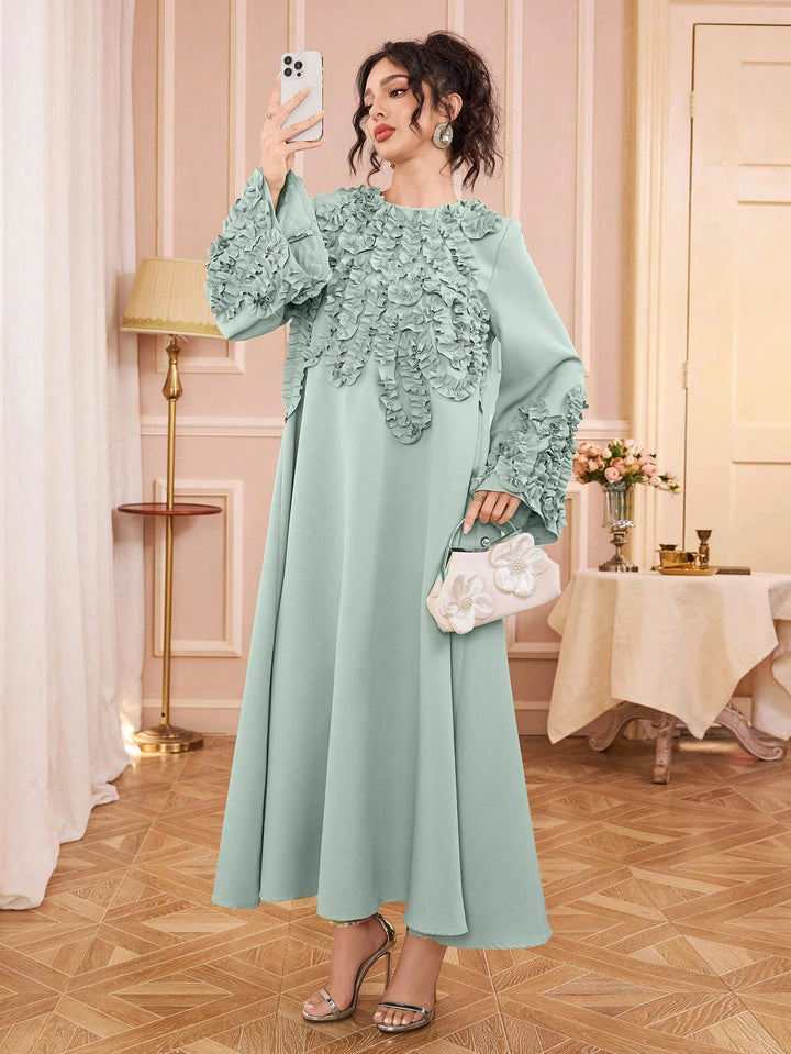Rochie maxi SHEIN, verde