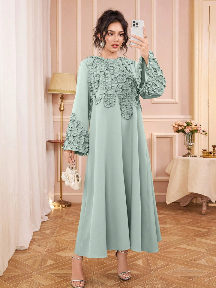 Rochie maxi SHEIN, verde
