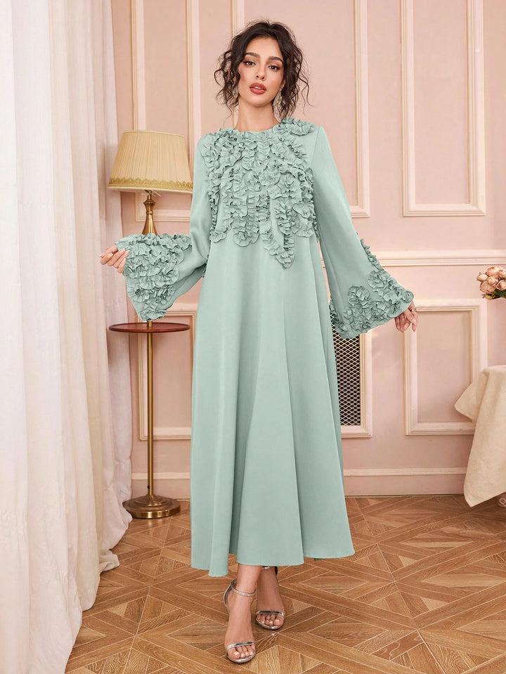 Rochie maxi SHEIN, verde