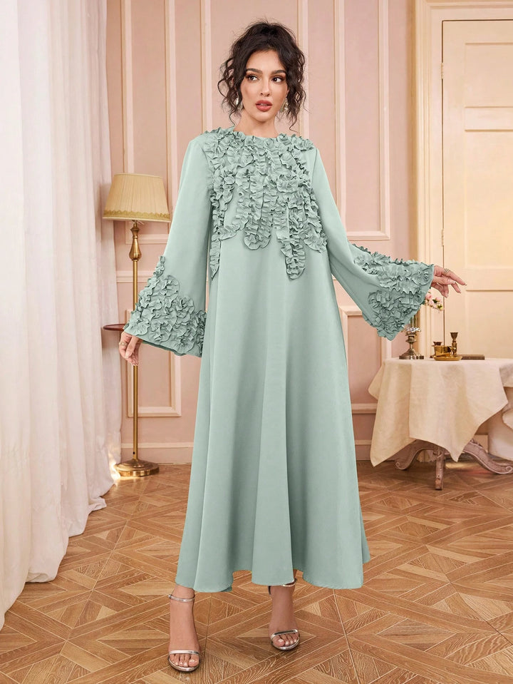 Rochie maxi SHEIN, verde