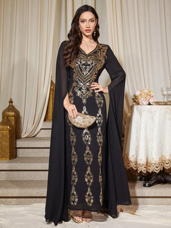 Rochie maxi SHEIN, mix culori