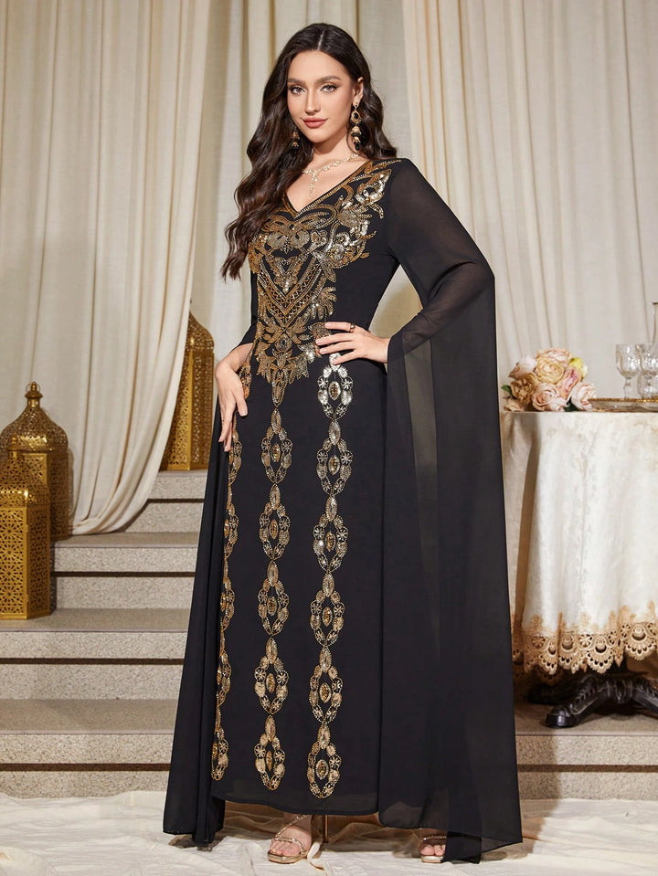 Rochie maxi SHEIN, mix culori