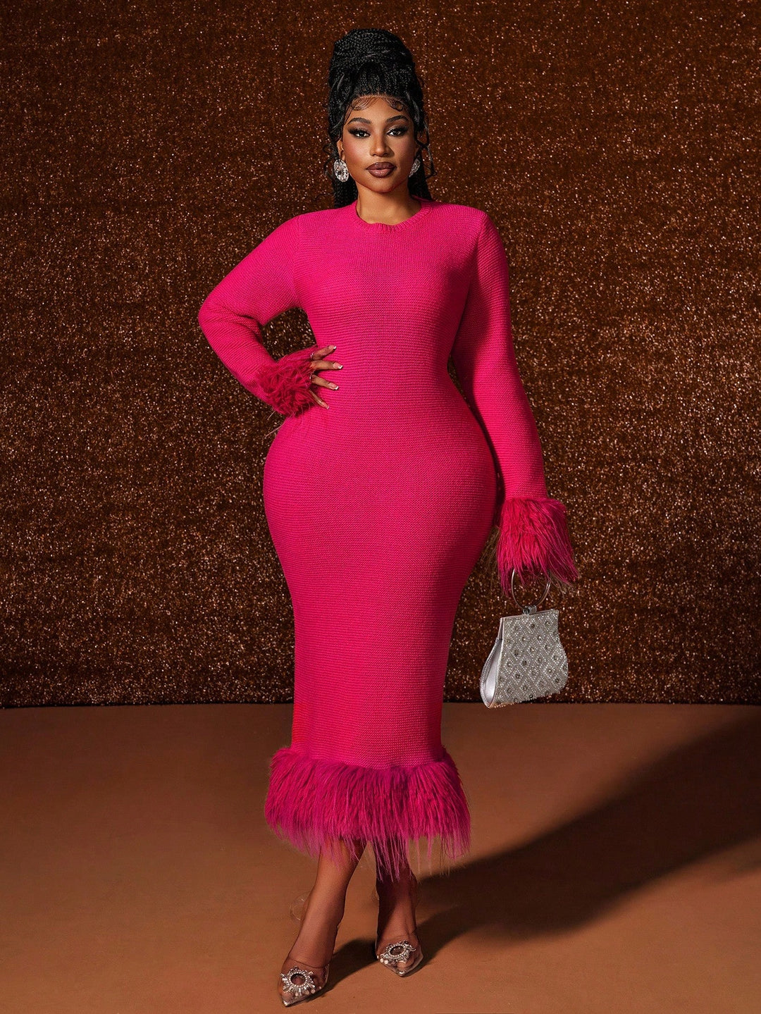 Rochie SHEIN, roz