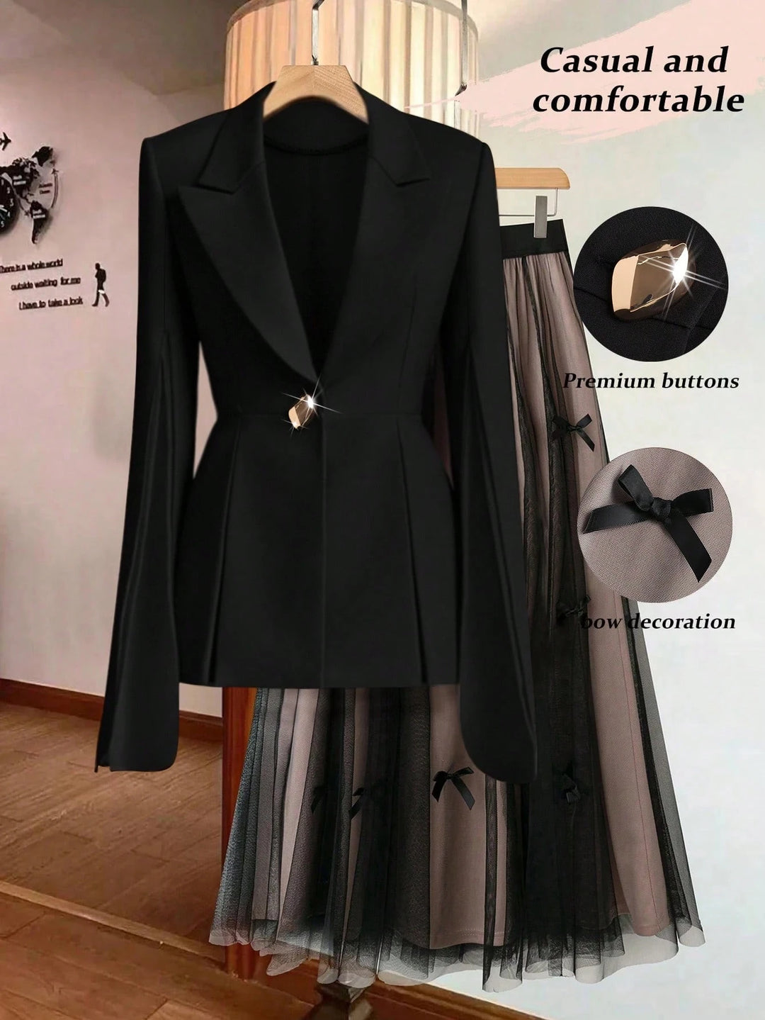 Shein Curve+ jumpsuit, fekete