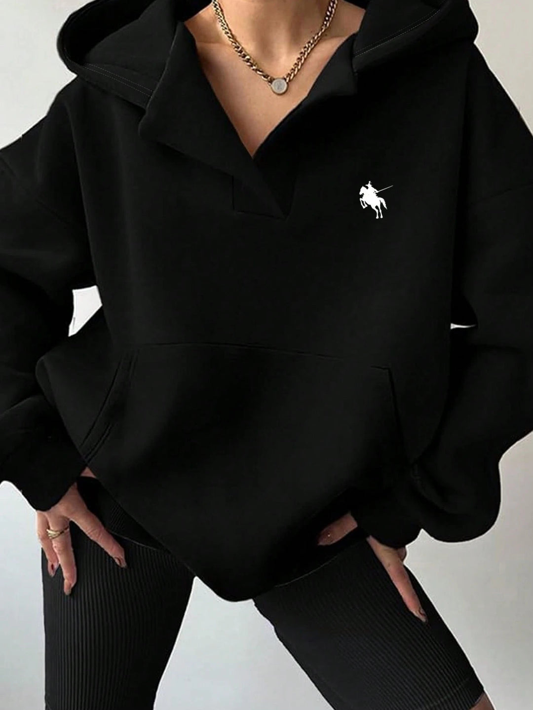 Hanorac SHEIN, negru