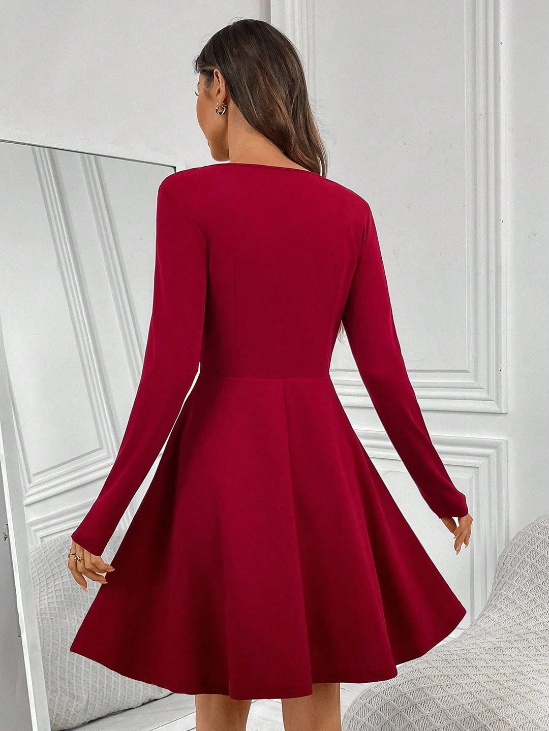Rochie mini SHEIN, vișiniu
