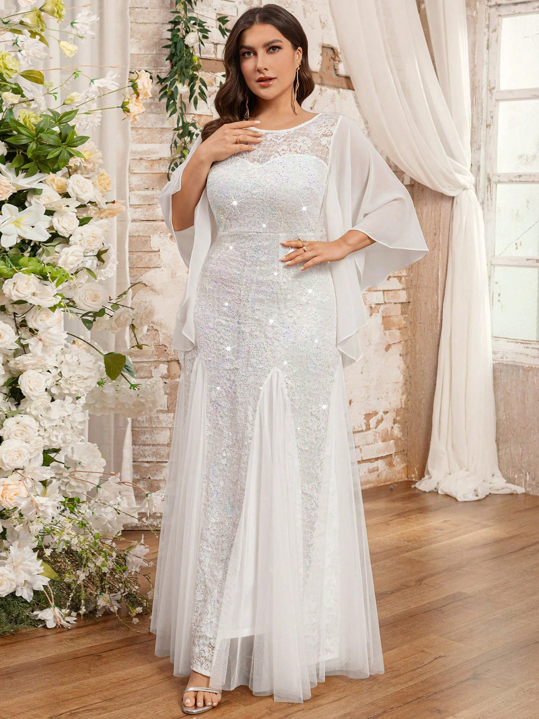 Rochie SHEIN, alb