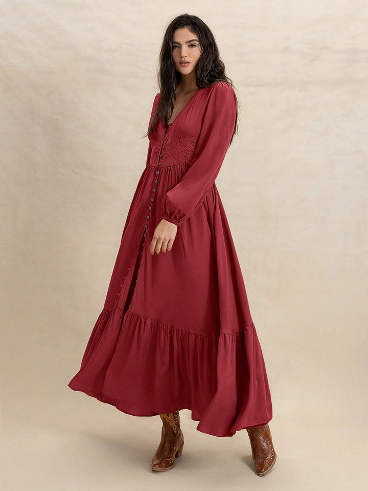Rochie maxi SHEIN, roșu