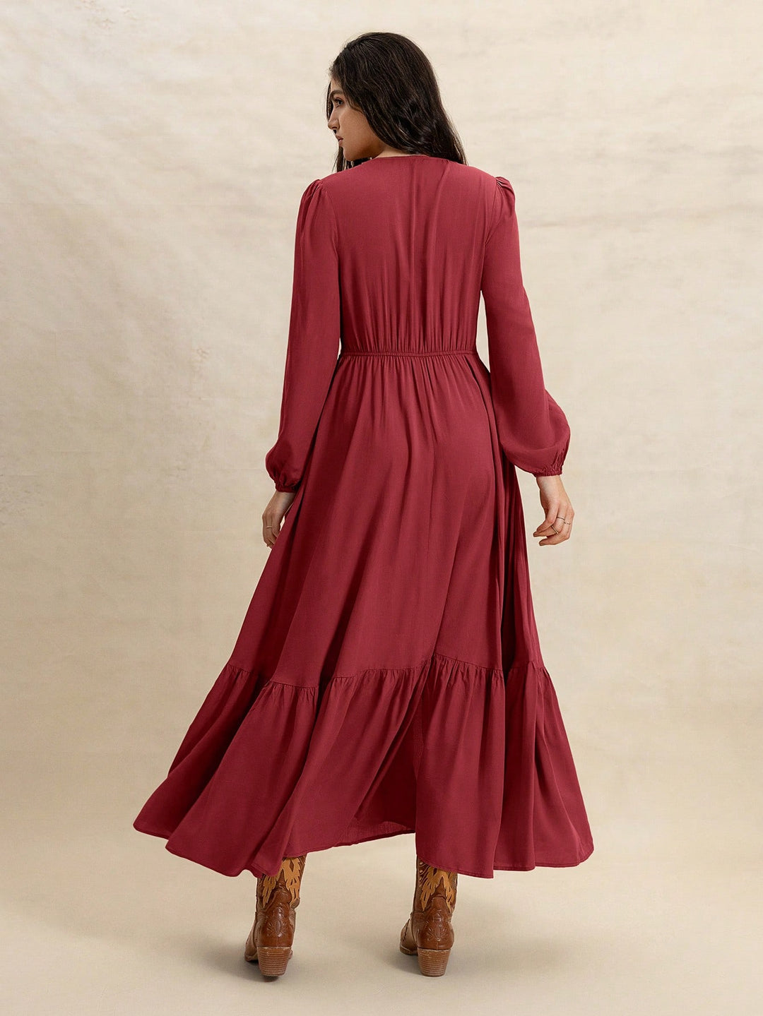 Rochie maxi SHEIN, roșu