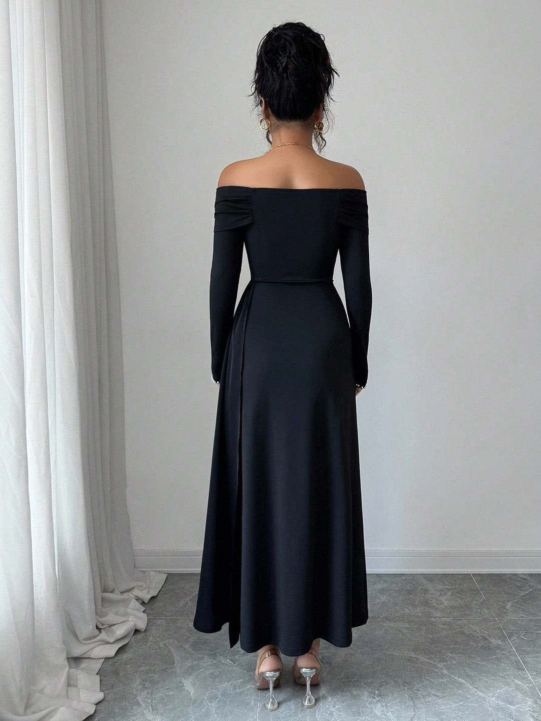 Rochie maxi SHEIN, negru