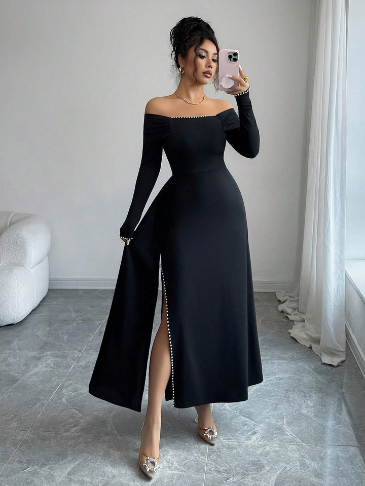 Rochie maxi SHEIN, negru