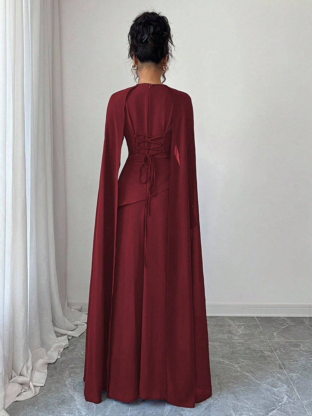 Rochie maxi SHEIN, vișiniu
