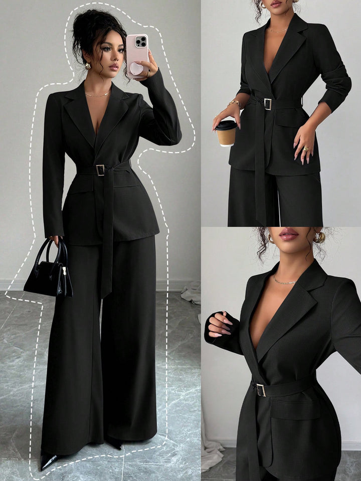 Costum SHEIN, negru