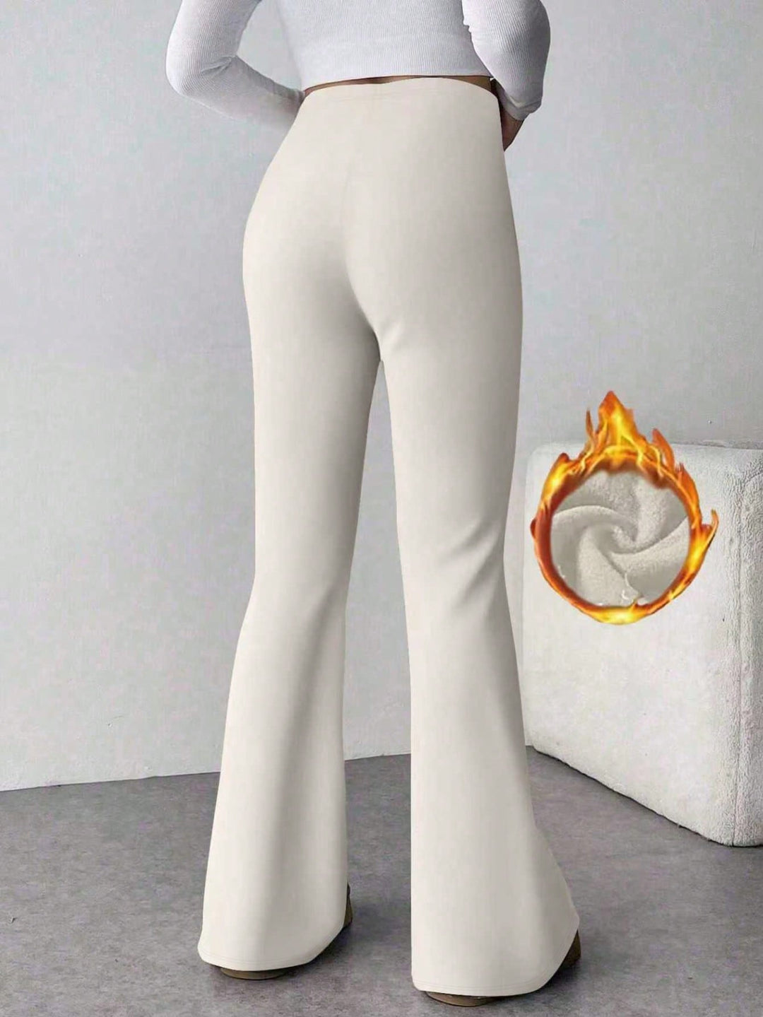 Pantaloni SHEIN, portocaliu