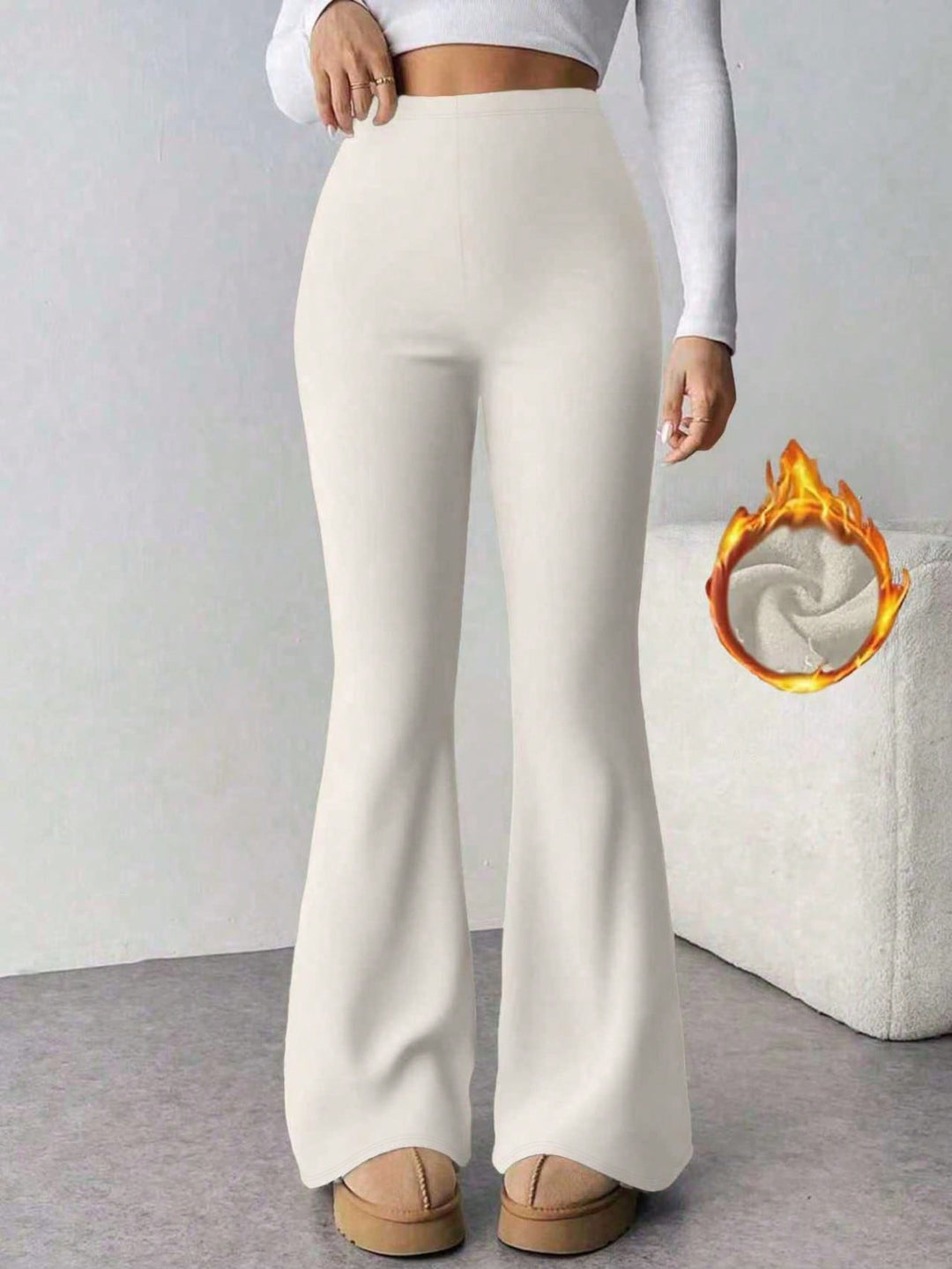 Pantaloni SHEIN, portocaliu