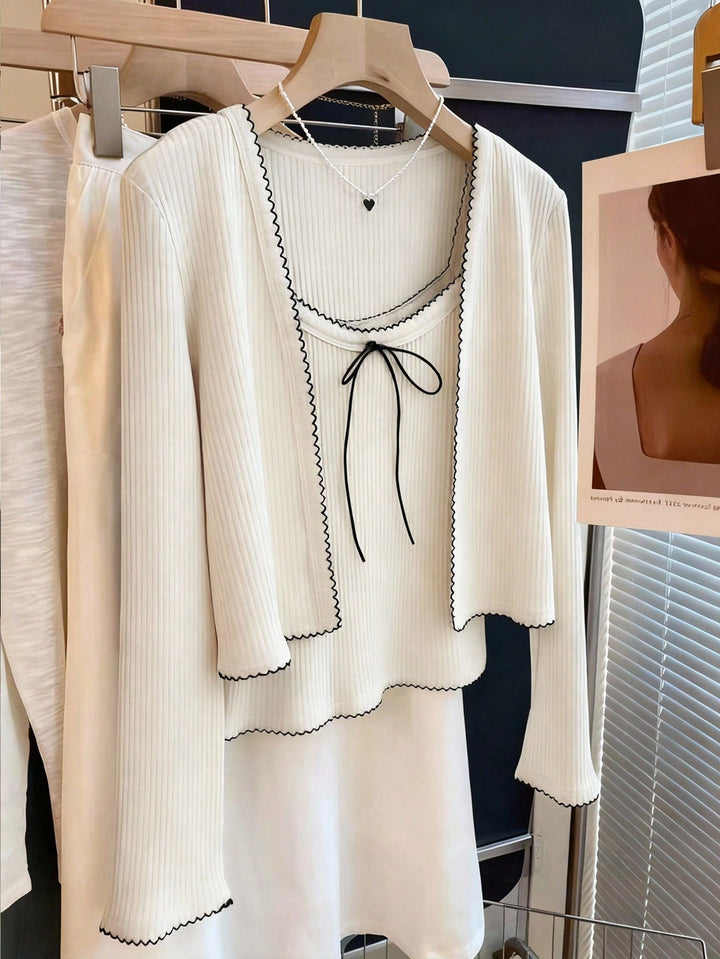 Cardigan SHEIN, alb