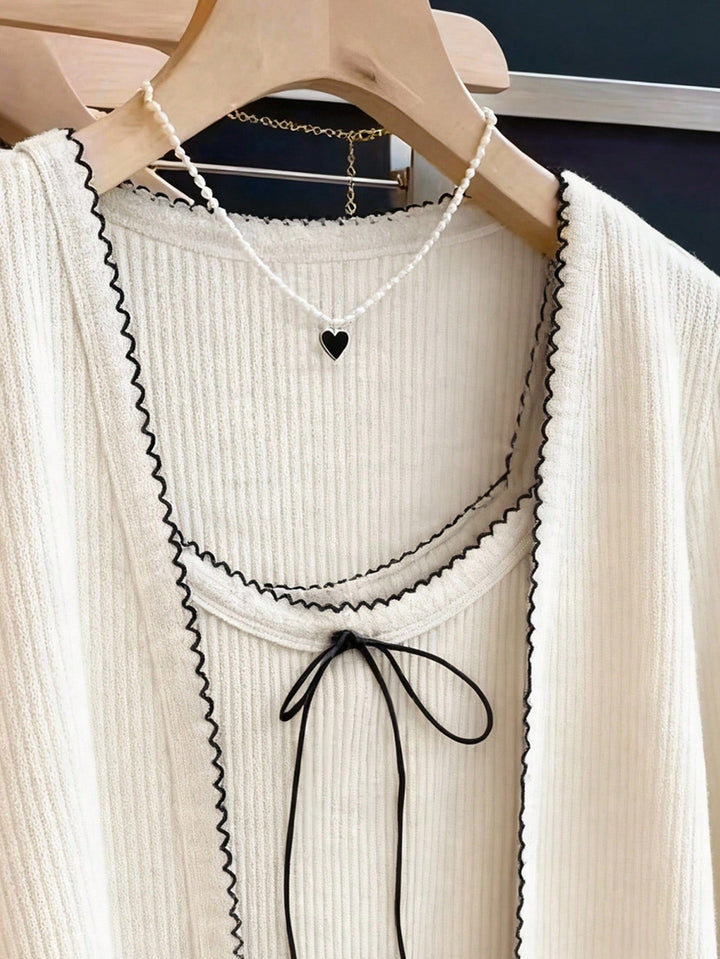 Cardigan SHEIN, alb