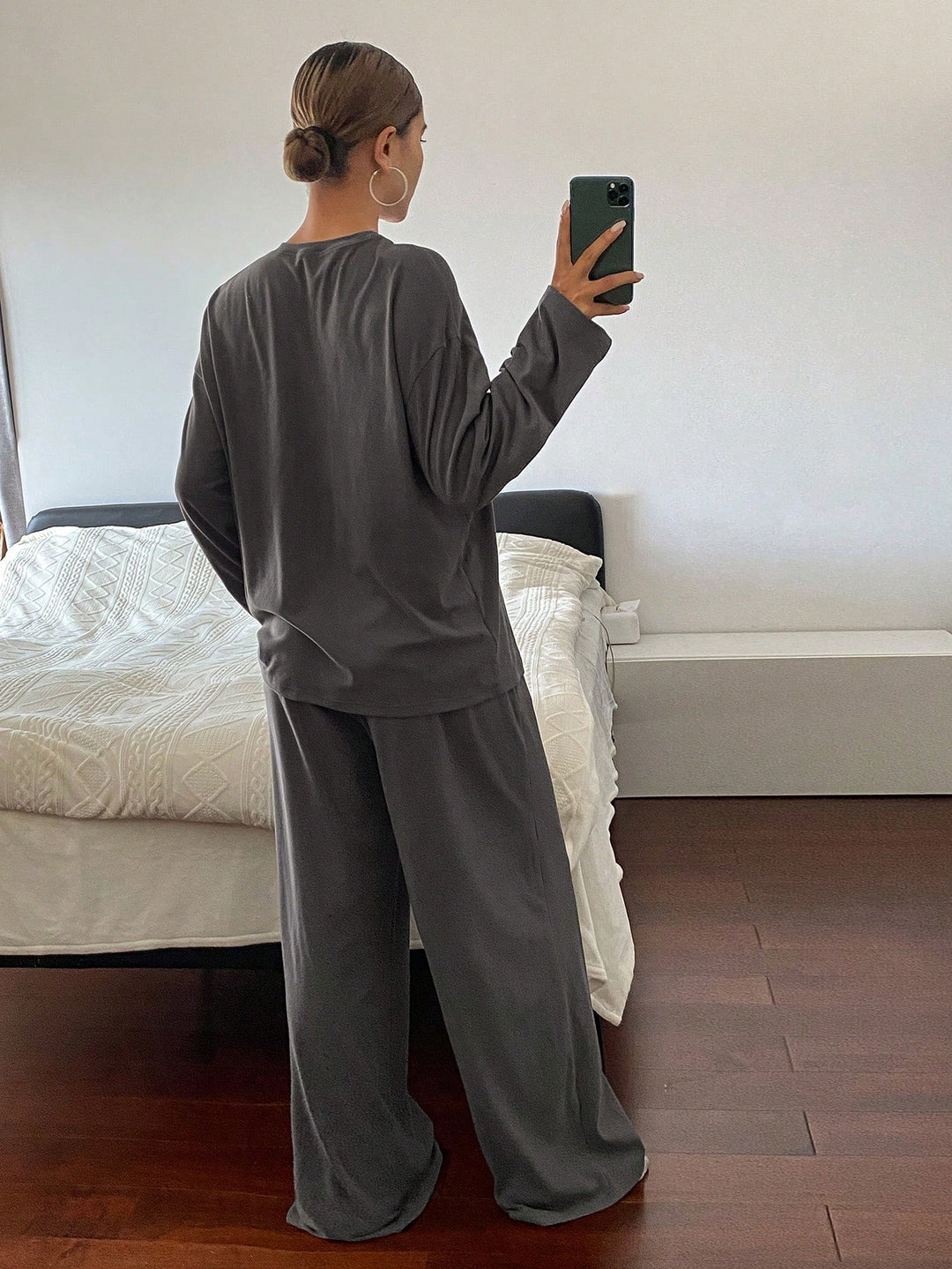 Set pijamale SHEIN, gri