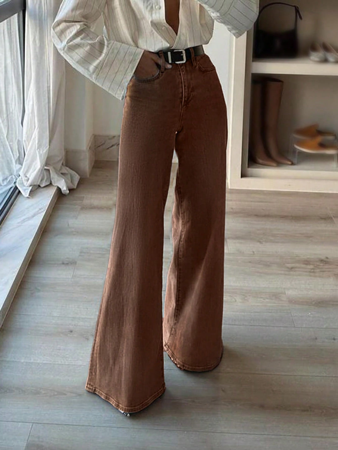Jeans SHEIN, maro
