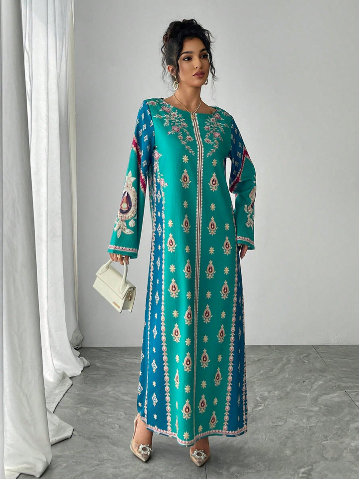 Rochie maxi SHEIN, mix culori