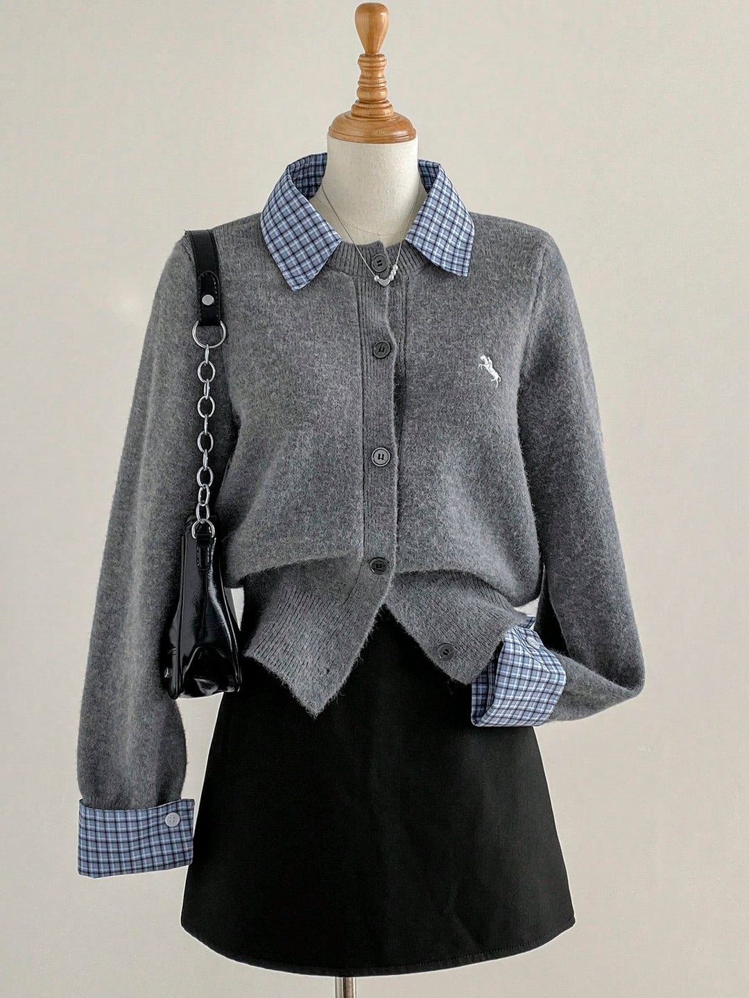 Cardigan SHEIN, gri