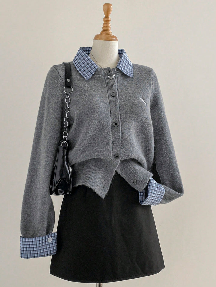 Cardigan SHEIN, gri