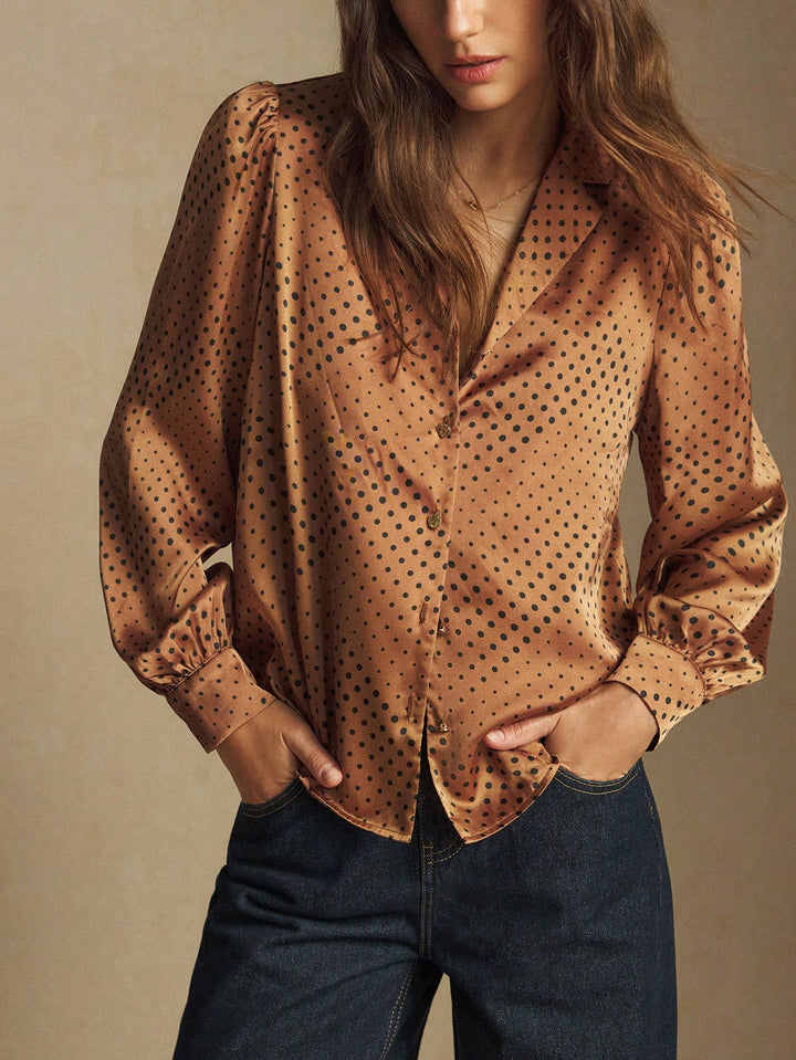 Cămașă SHEIN, maro