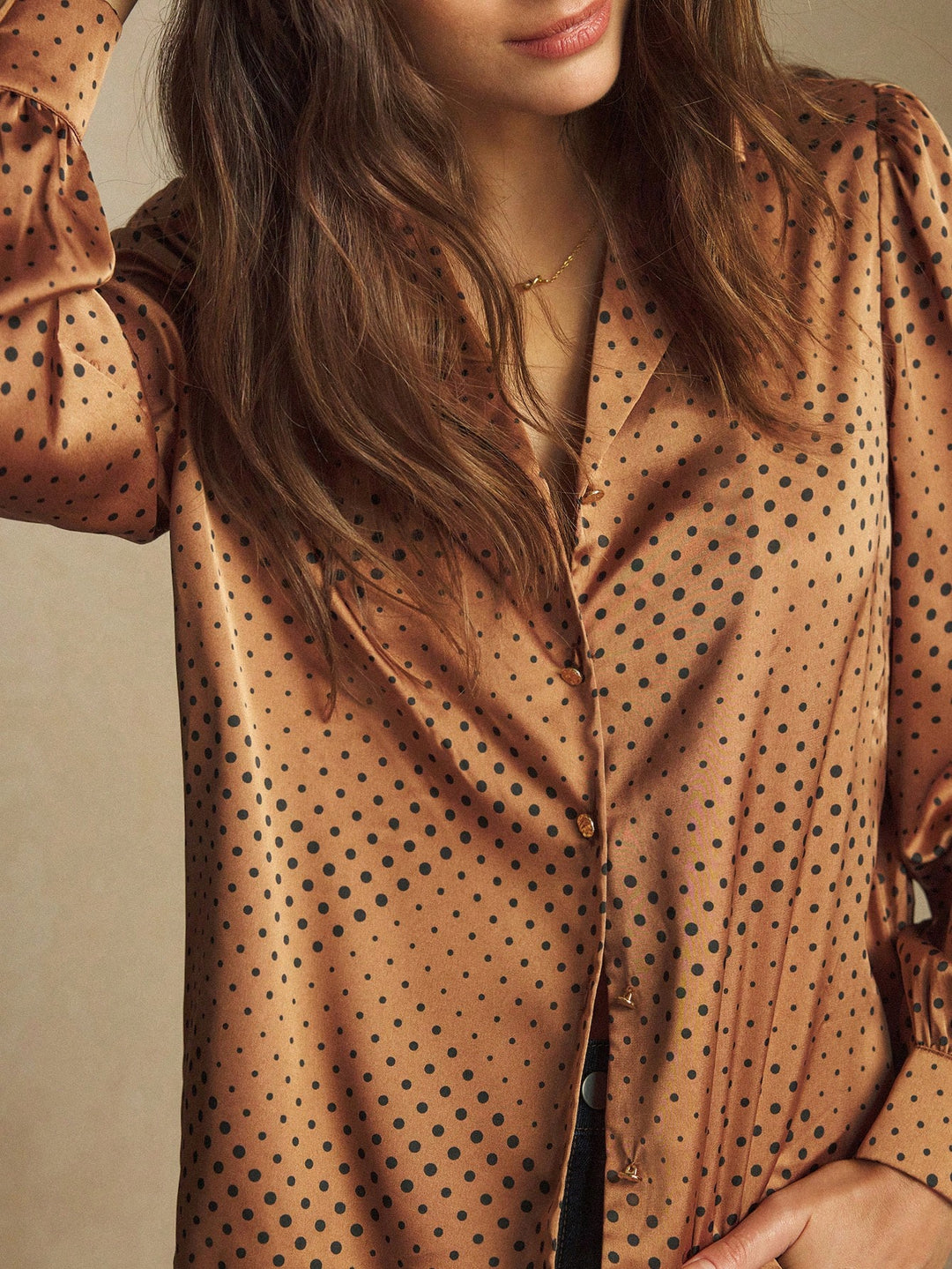 Cămașă SHEIN, maro