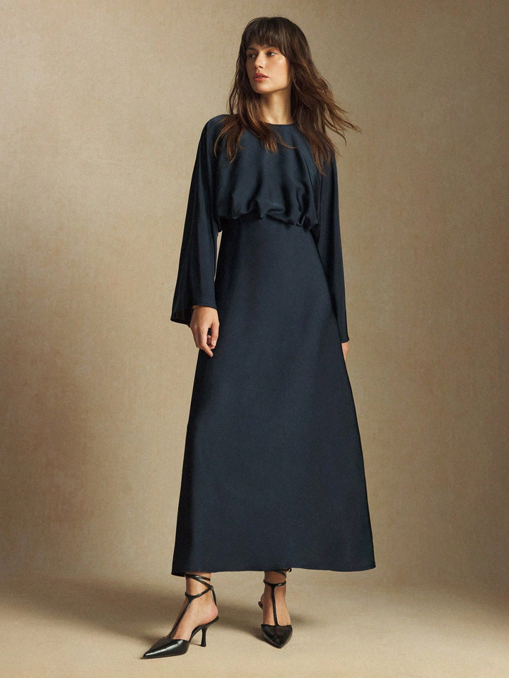 Rochie maxi HEIN, albastru