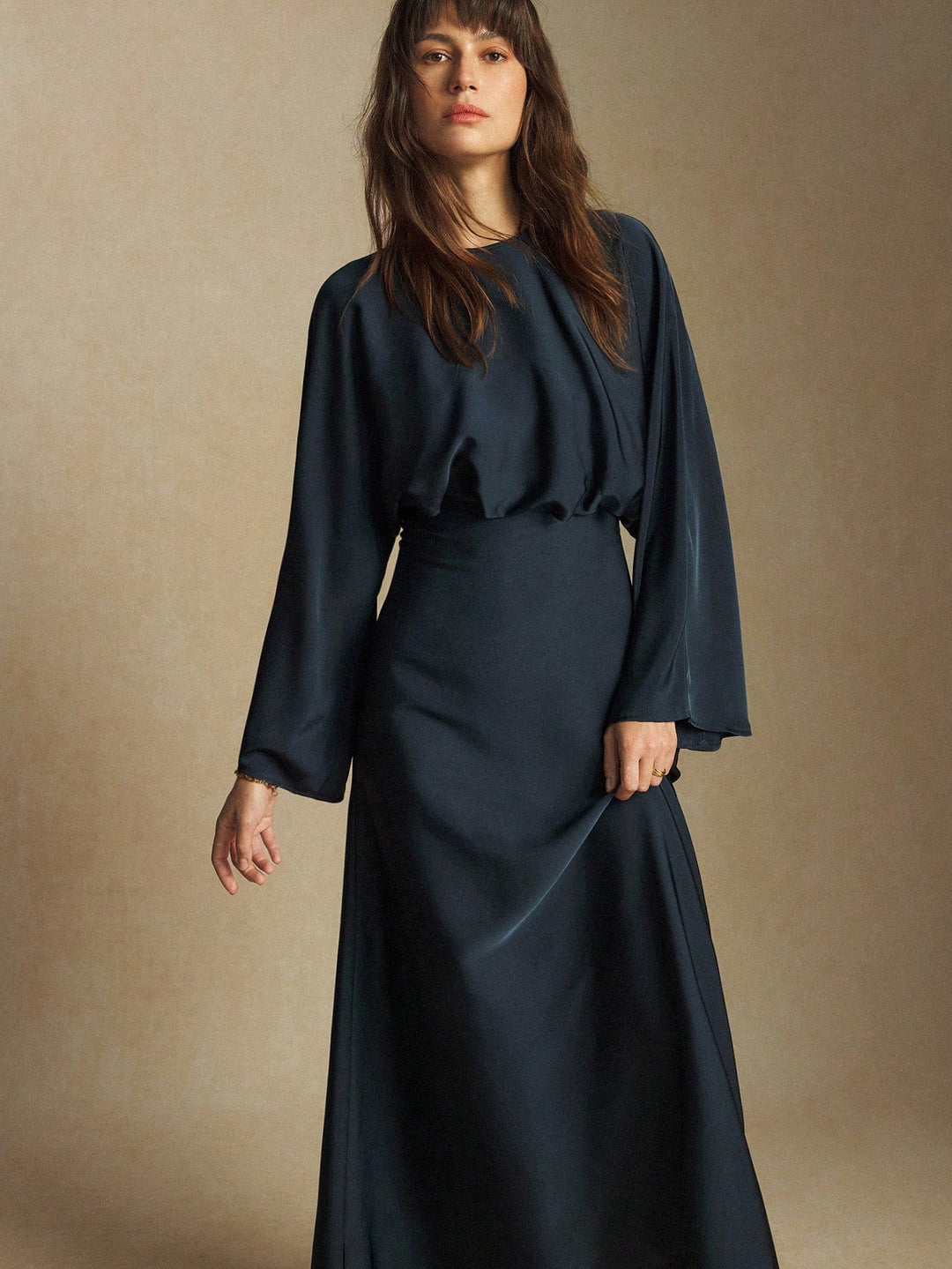 Rochie maxi HEIN, albastru