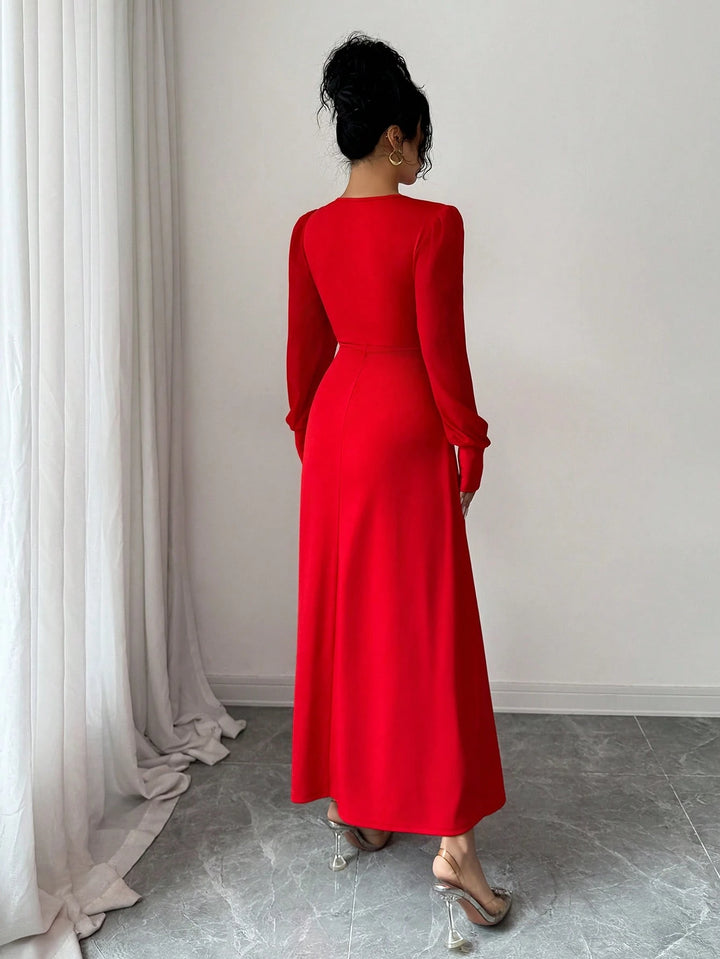 Rochie maxi Shein, roșu